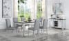 Lanton Server in Natural Marble Top & Antique White Finish by Acme - DN01453 - Image 5 of 0