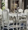 Dresden 5 Piece Counter Height Dining Set in Synthetic Leather & Bone White Finish by Acme - DN01705 - Image 2 of 0