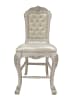 Dresden 5 Piece Counter Height Dining Set in Synthetic Leather & Bone White Finish by Acme - DN01705 - Image 4 of 0