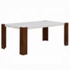 Hettie 7 Piece Dining Room Set in Beige Boucle and Walnut Finish by Acme - DN02157-DN02128 - Image 4 of 0