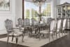 Ariadne 7 Piece Dining Room Set in Velvet & Antique Platinum Finish by Acme - DN02281 - Image 1 of 0