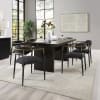 Jaramillo 7 Piece Dining Room Set in Gold and Rustic Espresso Finish by Acme - DN02695-DN02696 - Image 1 of 0