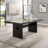 Jaramillo 7 Piece Dining Room Set in Gold and Rustic Espresso Finish by Acme - DN02695-DN02696 - Image 2 of 0