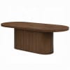 Gamarya 7 Piece Dining Room Set in Beige and Oak Finish by Acme - DN02855-DN02856 - Image 3 of 0