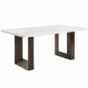 Edwyn 7 Piece Dining Room Set in White Natural and Brown Finish by Acme - DN03195 - Image 3 of 0
