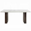 Edwyn 7 Piece Dining Room Set in White Natural and Brown Finish by Acme - DN03195 - Image 4 of 0