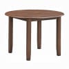 Ferris 5 Piece Round Dining Room Set in Brown Finish by Acme - DN03340 - Image 3 of 0