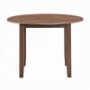 Ferris 5 Piece Round Dining Room Set in Brown Finish by Acme - DN03340 - Image 4 of 0
