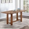 Gilsea 7 Piece Counter Height Dining Room Set in Brown Synthetic Leather and Brown Finish by Acme - DN03725 - Image 2 of 0
