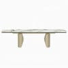 Cora 7 Piece Rectangular Dining Room Set in Ceramic Top and Golden Champagne Finish by Acme - DN04295-97 - Image 4 of 0