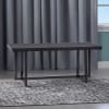 Kini 7 Piece Dining Room Set in Gray Corduroy and Black Finish by Acme - DN04345 - Image 2 of 0
