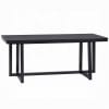 Kini 7 Piece Dining Room Set in Gray Corduroy and Black Finish by Acme - DN04345 - Image 5 of 0