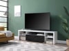 Buck II 75 Inch TV Console in White & Black High Gloss Finish by Acme - LV00998 - Image 1 of 0