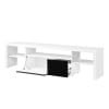 Buck II 75 Inch TV Console in White & Black High Gloss Finish by Acme - LV00998 - Image 4 of 0