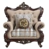 Ragnar Chair in Light Brown Linen & Cherry Finish by Acme - LV01124 - Image 1 of 0