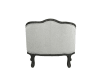 Samael Chair in Gray Linen & Dark Brown Finish by Acme - LV01129 - Image 5 of 0