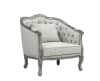 Samael Chair in Gray Linen & Gray Oak Finish by Acme - LV01163 - Image 3 of 0