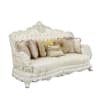 Adara 2 Piece Sofa Set in White PU & Antique White Finish by Acme - LV01224-S - Image 4 of 0