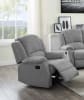 Zorina Motion Loveseat in Gray Fabric Finish by Acme - LV01285 - Image 4 of 0