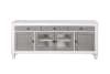 Katia 76 Inch TV Console in Rustic Gray & Weathered White Finish by Acme - LV01317 - Image 2 of 0