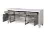 Katia 76 Inch TV Console in Rustic Gray & Weathered White Finish by Acme - LV01317 - Image 4 of 0