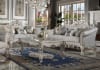 Vendome II Sofa in Two Tone Ivory Fabric & Antique Pearl Finish by Acme - LV01329 - Image 5 of 0