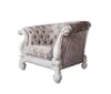 Versailles Chair in Ivory Fabric & Bone White Finish by Acme - LV01396 - Image 2 of 0