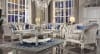 Versailles Chair in Ivory Fabric & Bone White Finish by Acme - LV01396 - Image 5 of 0