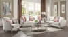 Kasa Chair in Beige Linen, Sintered Stone Top & Champagne Finish by Acme - LV01501 - Image 2 of 0