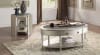 Kasa Chair in Beige Linen, Sintered Stone Top & Champagne Finish by Acme - LV01501 - Image 3 of 0