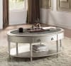 Kasa Chair in Beige Linen, Sintered Stone Top & Champagne Finish by Acme - LV01501 - Image 4 of 0