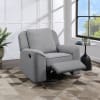 Destiny Glider Recliner w/Swivel in Gray Linen Finish by Acme - LV02535 - Image 1 of 0