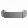 Ivria Sectional Sofa w/9 Pillows in Gray Boucle Finish by Acme - LV02541 - Image 5 of 0