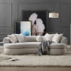 Iniko Sectional Sofa w/6 Pillows in Beige Boucle Finish by Acme - LV02542 - Image 1 of 0