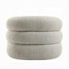 Irma Accent Chair w/Swivel in Gray Boucle Finish by Acme - LV02569 - Image 4 of 0