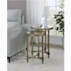 Aditya Nesting Table Set in Mirrored and Antique Brass Finish by Acme - LV02596 - Image 1 of 0