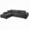 Chosen Sectional Sofa w/3 Pillows in Gray Chenille Finish by Acme - LV02720 - Image 3 of 0
