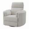Sagen Glider Recliner w/Swivel in Beige Boucle Finish by Acme - LV02733 - Image 3 of 0