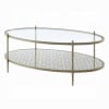 Zaba 3 Piece Occasional Table Set in Glass Top and White High Gloss Finish by Acme - LV02755-S - Image 3 of 0