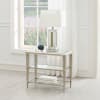 Zaba 3 Piece Occasional Table Set in Glass Top and White High Gloss Finish by Acme - LV02785-S - Image 5 of 0