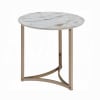 Aziz 3 Piece Coffee Table Set in Sintered Stone and Champagne Finish by Acme - LV02825-S - Image 5 of 0