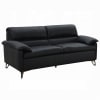 Eilene Loveseat in Black Top Grain Leather Finish by Acme - LV03701 - Image 2 of 0