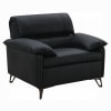 Eilene Chair in Black Top Grain Leather Finish by Acme - LV03702 - Image 2 of 0