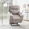 Chriki Power Motion Lift Recliner w/Heating and Massage in Light Gray Polished Finish by Acme - LV04272 - Image 2 of 0