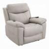 Chriki Power Motion Lift Recliner w/Heating and Massage in Light Gray Polished Finish by Acme - LV04272 - Image 4 of 0