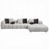 Manilla Sectional Sofa w/8 Pillows in Ivory White Linen Finish by Acme - LV04320 - Image 3 of 0