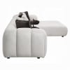 Manilla Sectional Sofa w/8 Pillows in Ivory White Linen Finish by Acme - LV04320 - Image 4 of 0
