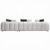 Manilla Sectional Sofa w/8 Pillows in Ivory White Linen Finish by Acme - LV04320 - Image 5 of 0
