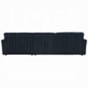 Breton Sectional Sofa w/4 Pillows in Blue Corduroy Finish by Acme - LV04400 - Image 4 of 0