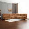 Emmy Power Motion Sectional Sofa in Orange Chenille Finish by Acme - LV04650 - Image 1 of 0